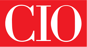 CIO Logo, white text (saying CIO) on red background